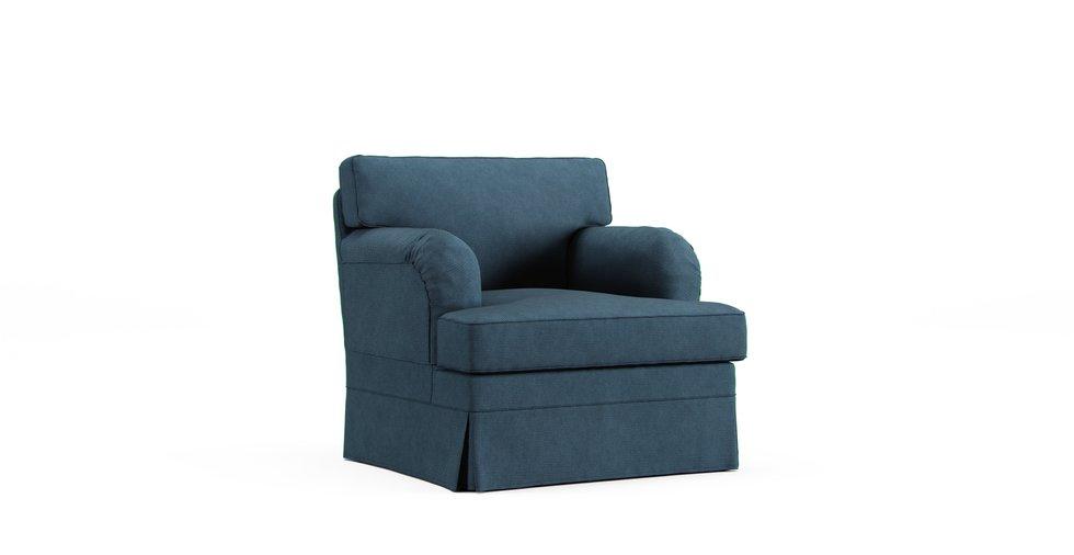 Stocksund Armchair Cover - Care+ Tweed Teal
