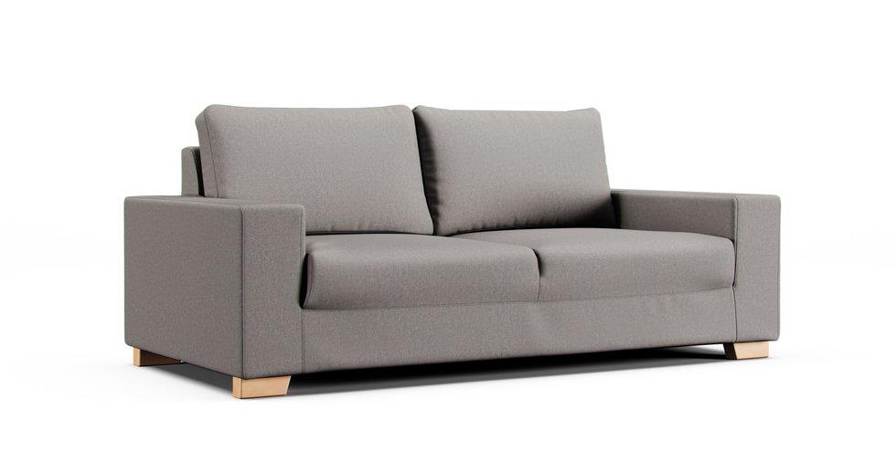 Sorvallen 2 Seat Sofa Cover - Care+ Canvas Ash