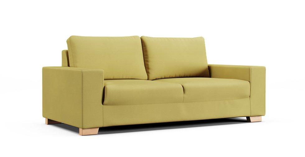 Sorvallen 2 Seat Sofa Cover - Care+ Tweed Amber