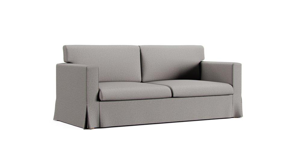 Sandby 3 Seater Sofa Cover - Care+ Canvas Ash