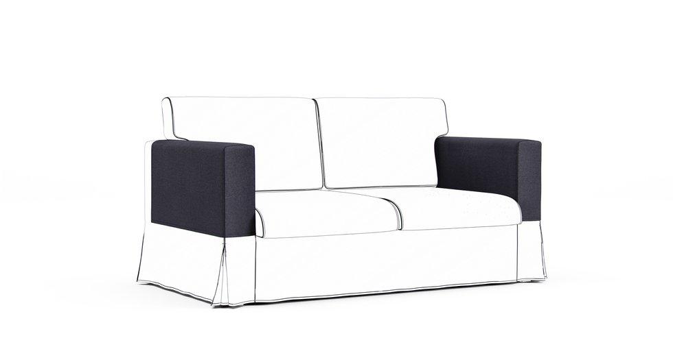 Sandby Armrest Protector Covers — Add On - Mod Chenille Denim