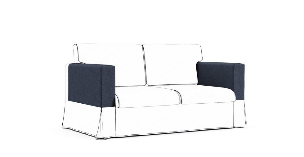 Sandby Armrest Protector Covers — Add On - Everyday Weave Navy