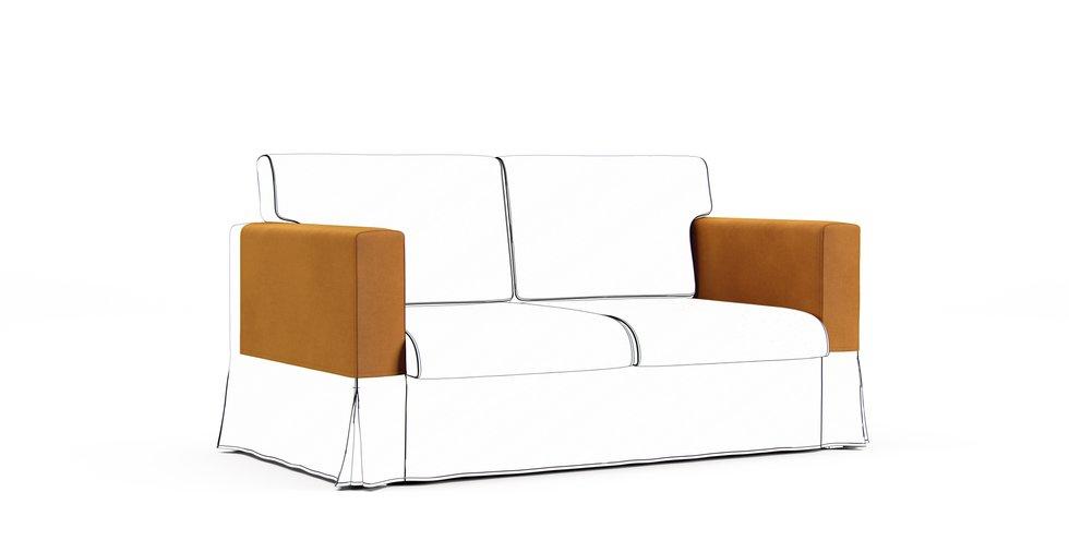 Sandby Armrest Protector Covers — Add On - Signature Microfiber Caramel