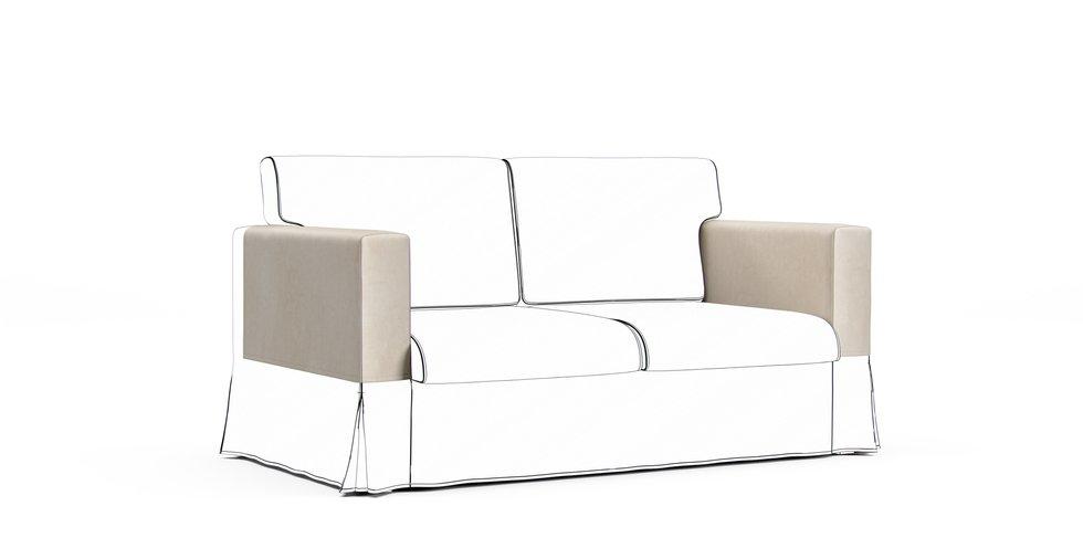 Sandby Armrest Protector Covers — Add On - Signature Velvet Cream