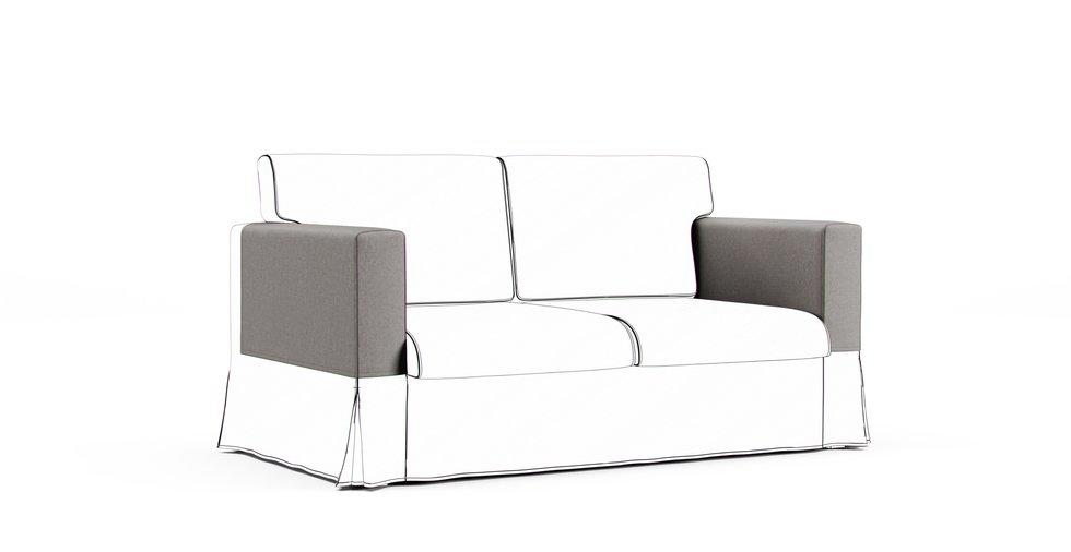 Sandby Armrest Protector Covers — Add On - Care+ Canvas Ash