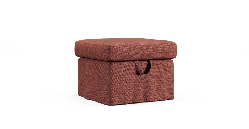 Tomelilla Footstool Cover - Care+ Tweed Sunset