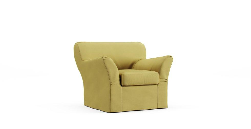 Tomelilla Armchair Cover - Care+ Tweed Amber