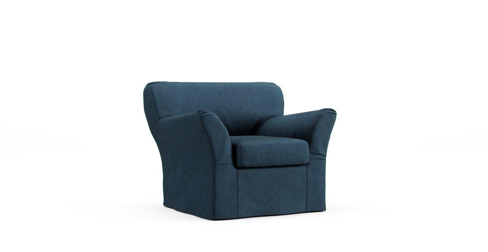 Tomelilla Armchair Cover - Care+ Tweed Teal