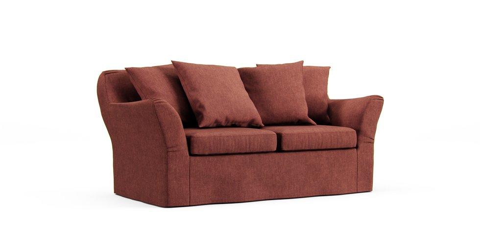 Bezug Tomelilla 2er-Sofa - Care+ Tweed Sunset