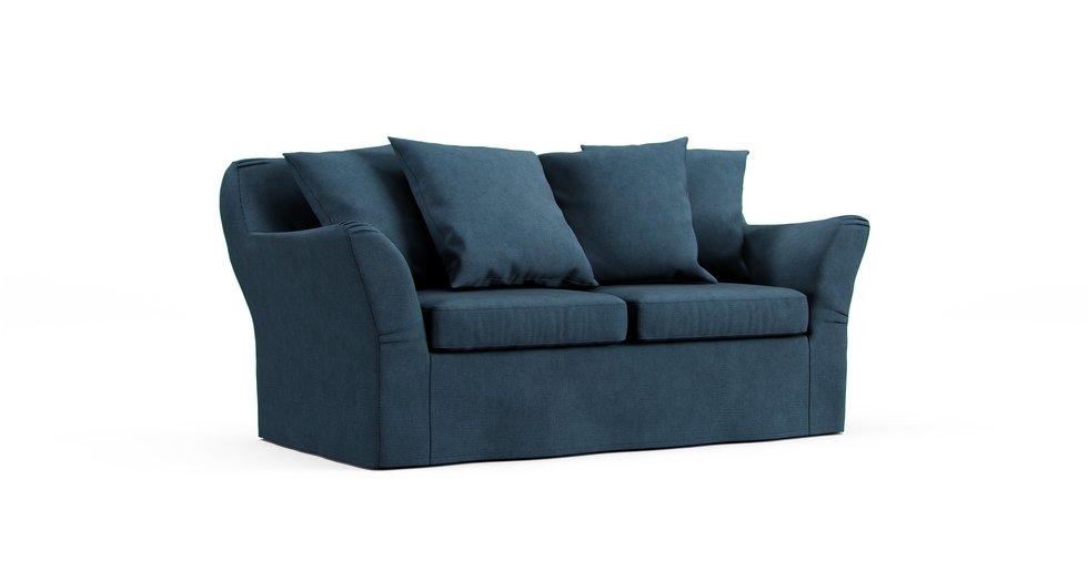 Bezug Tomelilla 2er-Sofa - Care+ Tweed Teal
