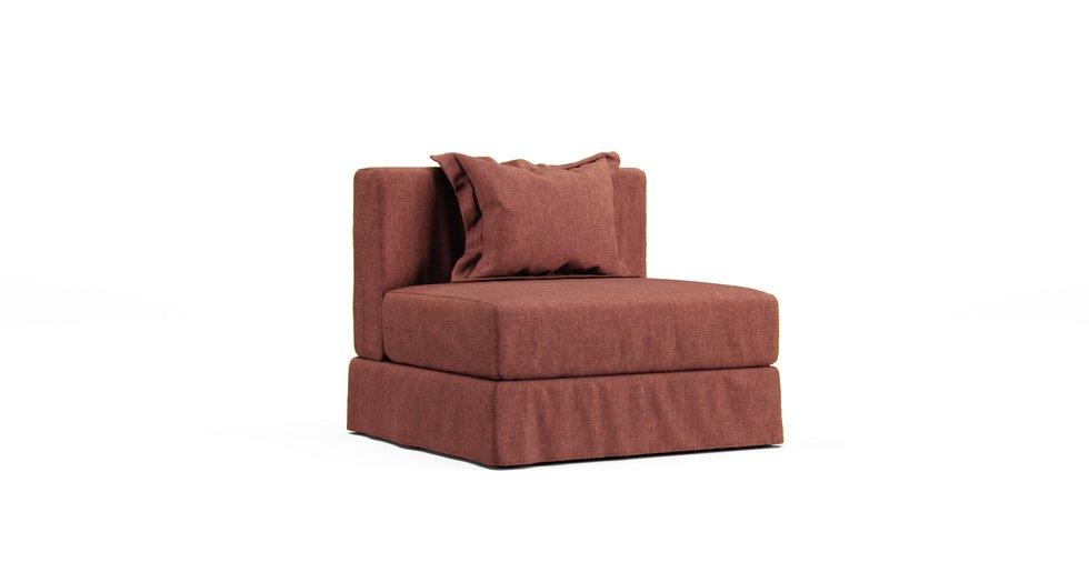 Tylosand 1 Seat Section Sofa Cover - Care+ Tweed Sunset