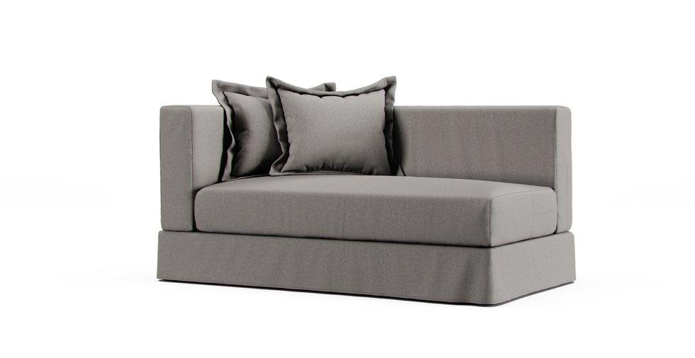 Tylosand 2 Seat Right/Left Arm Sofa Cover - Care+ Canvas Ash