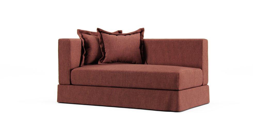 Tylosand 2 Seat Right/Left Arm Sofa Cover - Care+ Tweed Sunset