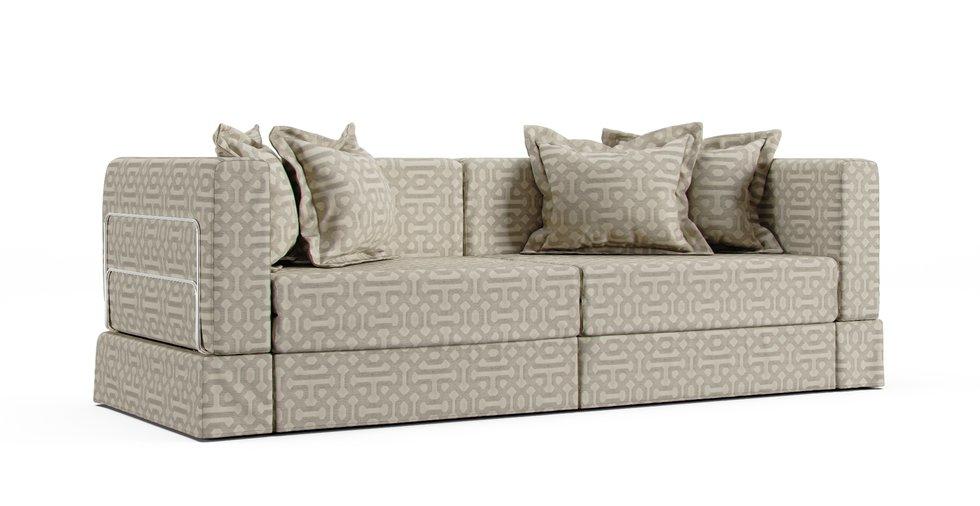 Sunbrella® Fretwork Pewter