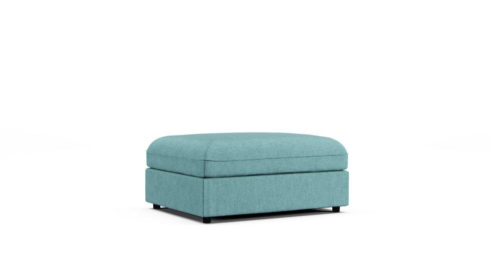 Vallentuna Seat Module Cover - Care+ Tweed Mineral Blue