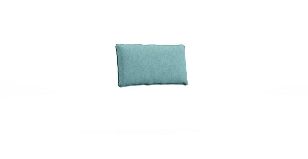 Vallentuna Back Cushion Cover - Care+ Tweed Mineral Blue