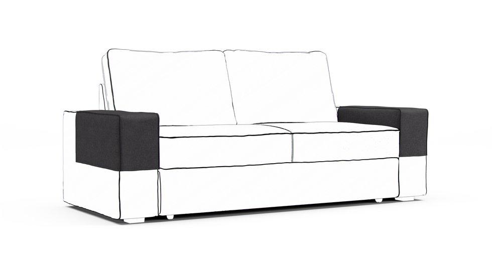 Vilasund Armrest Protector Covers — Add On - Everyday Weave Storm