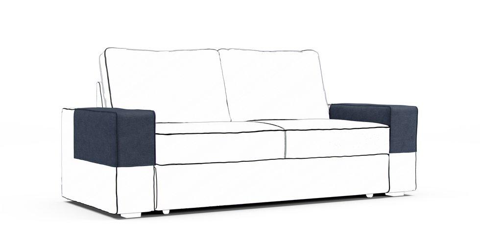 Vilasund Armrest Protector Covers — Add On - Everyday Weave Navy