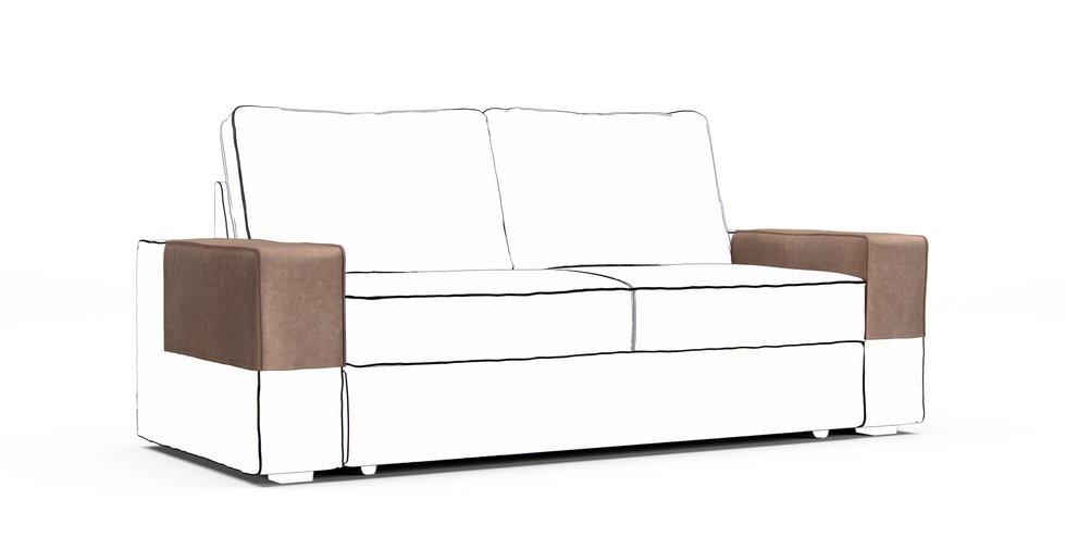 Vilasund Armrest Protector Covers — Add On - Signature Velvet Hazel