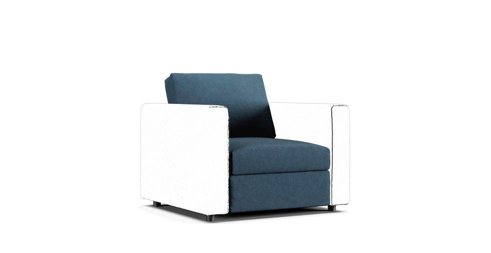 Vimle One Seat Section Cover - Care+ Tweed Teal