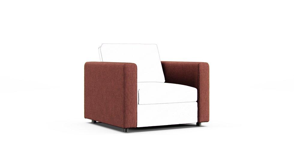 Vimle Armrest Covers (One Pair) - Care+ Tweed Sunset