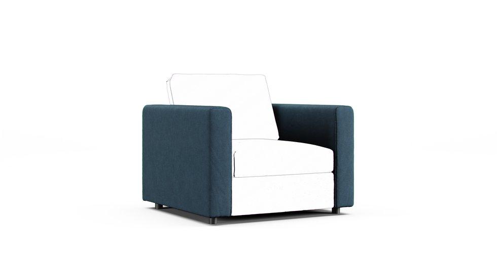 Vimle Armrest Covers (One Pair) - Care+ Tweed Teal