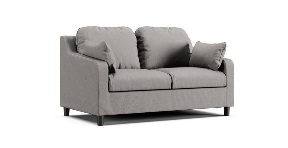 Vinliden 2 Seat Sofa Cover - Care+ Canvas Ash