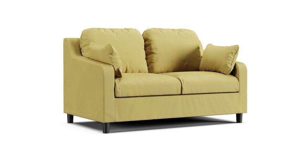 Vinliden 2 Seat Sofa Cover - Care+ Tweed Amber