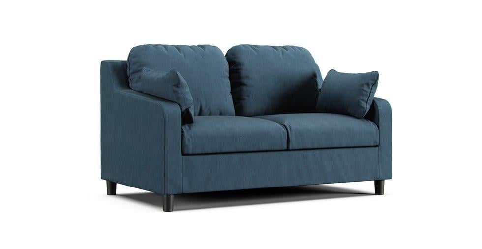 Vinliden 2 Seat Sofa Cover - Care+ Tweed Teal