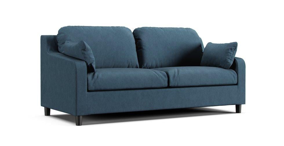 Vinliden 3 Seat Sofa Cover - Care+ Tweed Teal