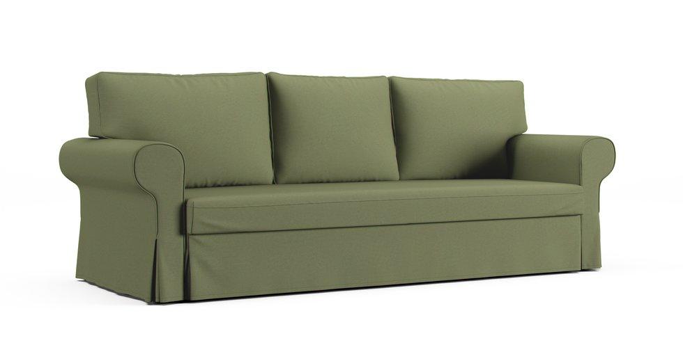 Vretstorp 3 Seat Sofa Bed Cover - Care+ Canvas Sage