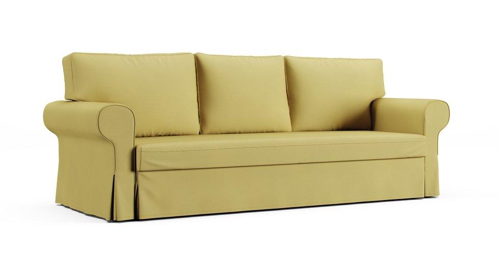 Vretstorp 3 Seat Sofa Bed Cover - Care+ Tweed Amber