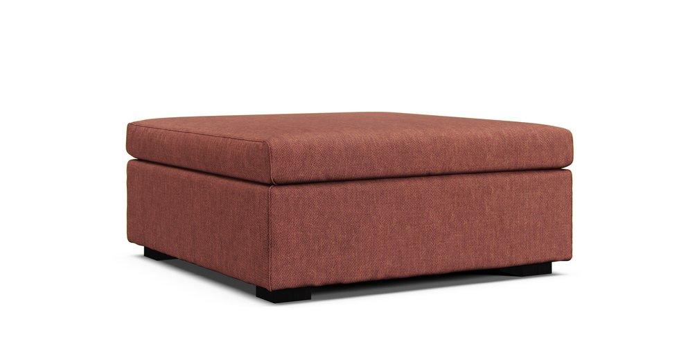 Vaxholm Footstool Cover - Care+ Tweed Sunset