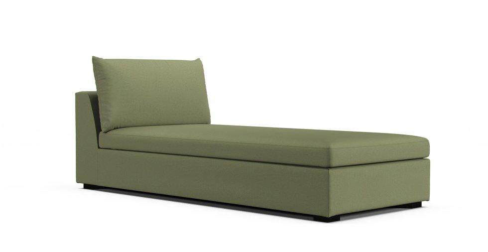 Vaxholm Bed Section Cover with storage - Care+ Canvas Sage