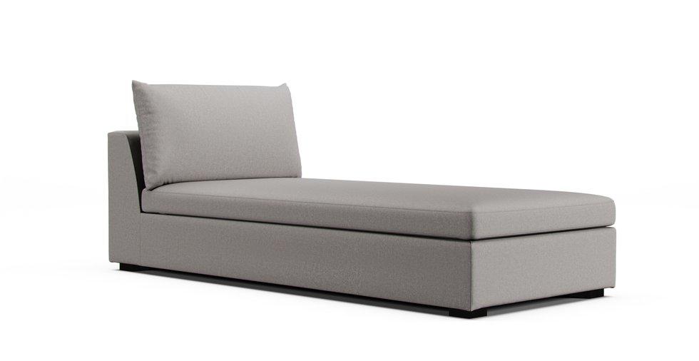 Vaxholm Bed Section Cover with storage - Care+ Canvas Ash