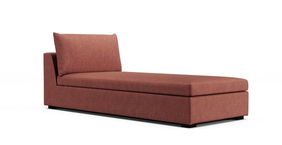 Vaxholm Bed Section Cover with storage - Care+ Tweed Sunset