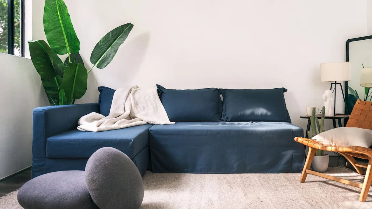 ソファー　ベット　IKEA  (新品カバーあり) IKEAソファベッドシリーズ用のソファカバー - 完璧なフィット