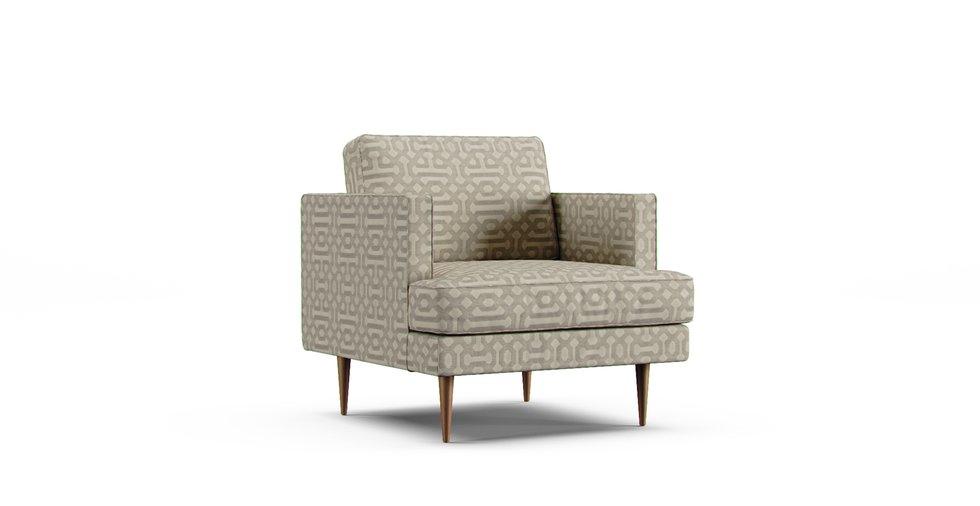 Sunbrella® Fretwork Pewter