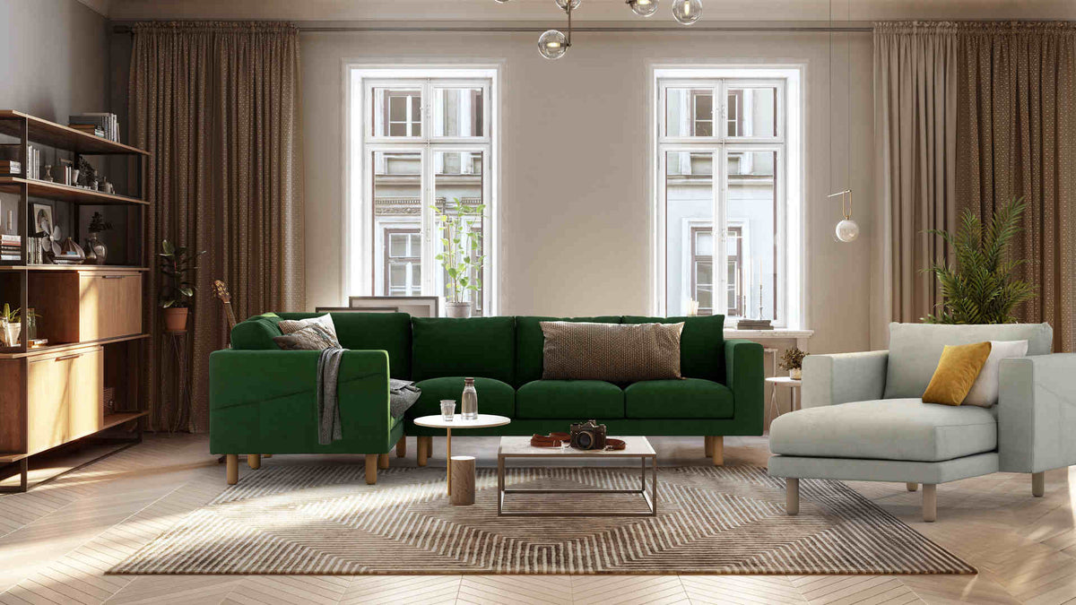 IKEA Corner Section Sofa Cover Comfort Works