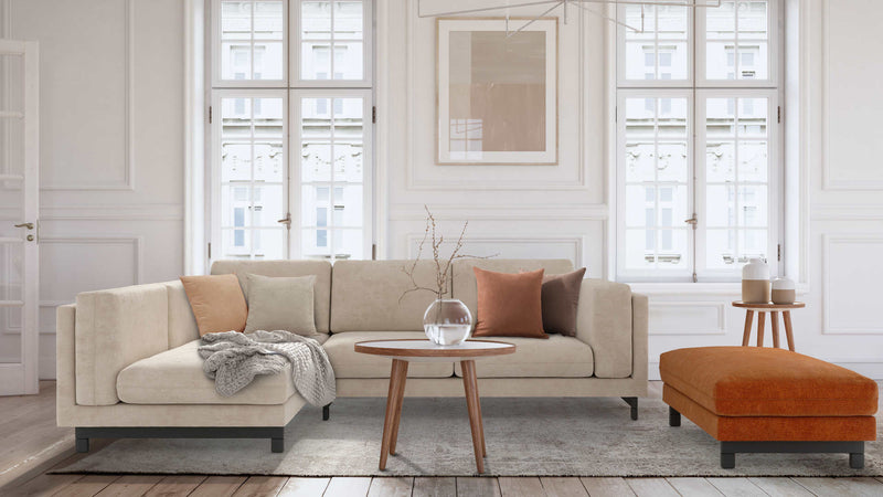 IKEA Nockeby 3 Seat with Chaise Sofa Cover | Comfort Works
