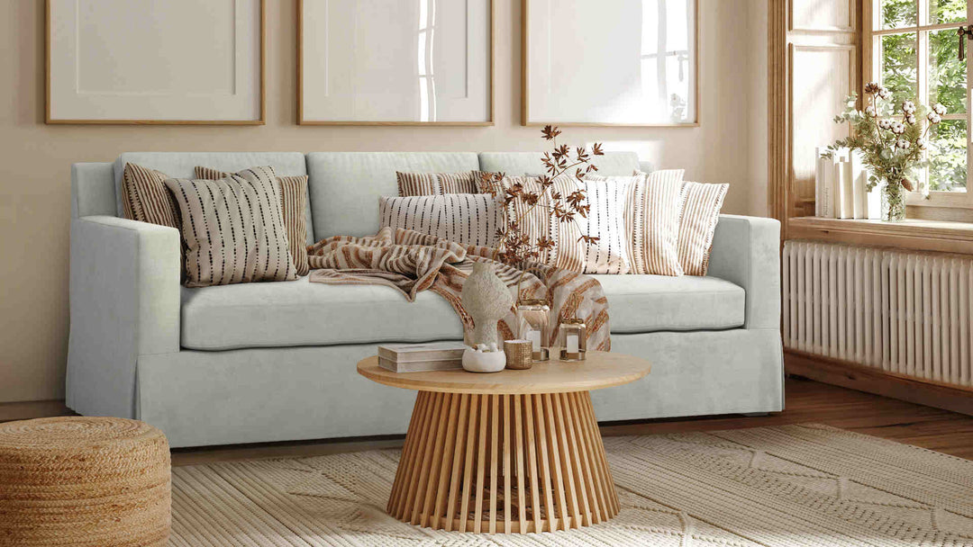 York Square Arm Deep Seat 95" Grand Sofa Slipcover