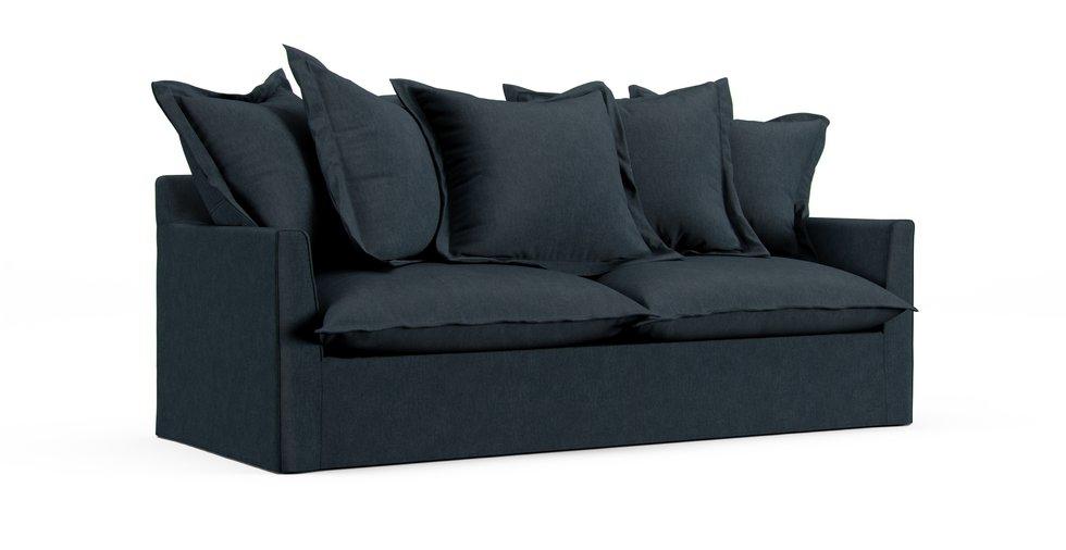 Barcelone 3/4 Seater Sofa Bed Slipcover - Everyday Weave Teal