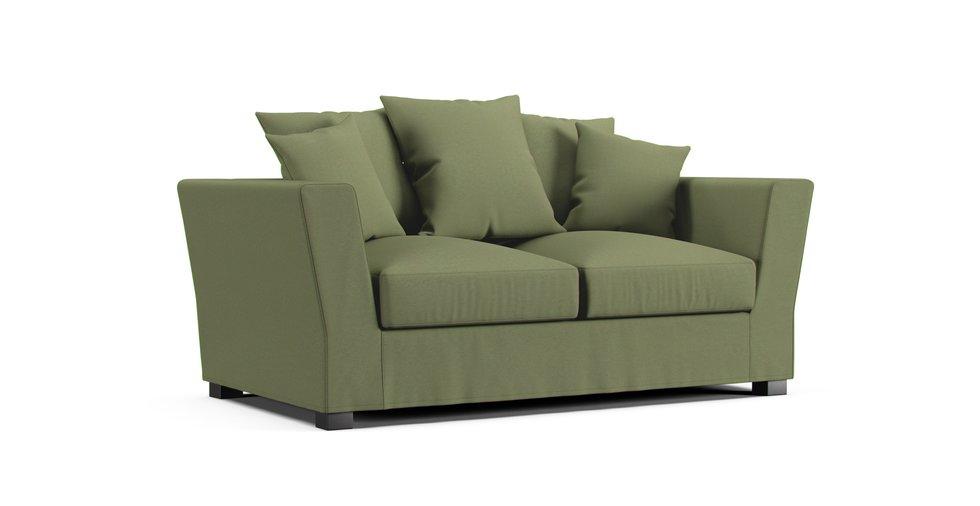 Balthazar 3 Seater Sofa Bed Slipcover - Care+ Canvas Sage