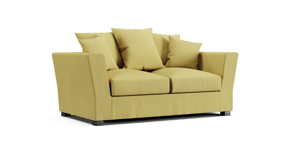 Balthazar 3 Seater Sofa Bed Slipcover - Care+ Tweed Amber