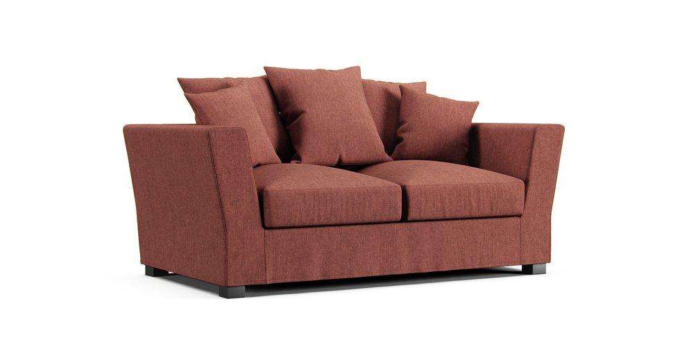 Balthazar 3 Seater Sofa Bed Slipcover - Care+ Tweed Sunset
