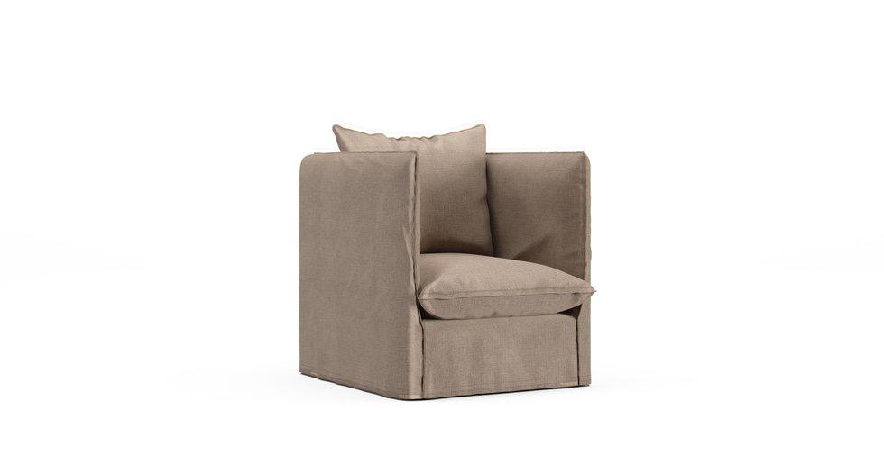 Mod Basketweave Flax