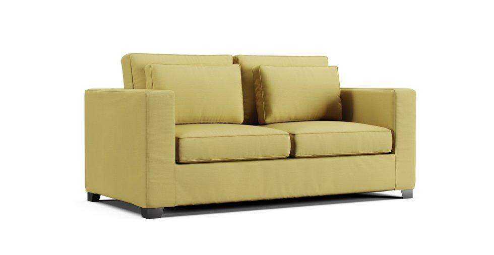Milano 3 Seater Sofa Bed Slipcover - Care+ Tweed Amber