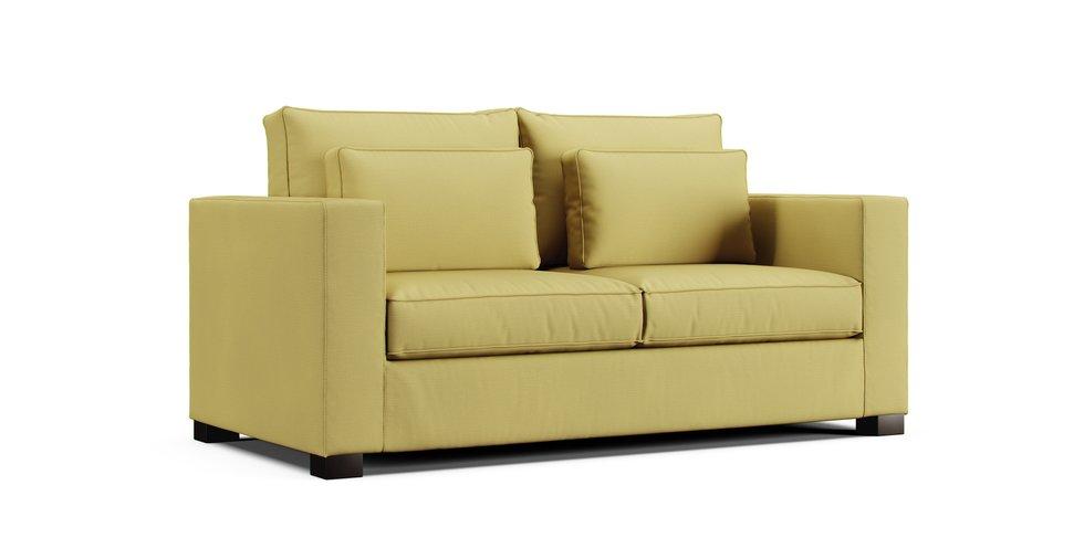 Milano 3 Seater Sofa Slipcover - Care+ Tweed Amber