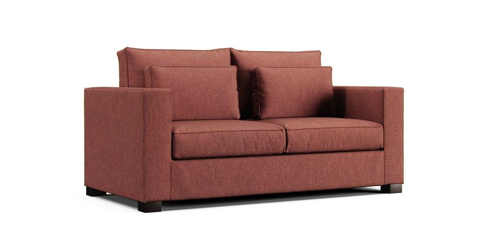 Milano 3 Seater Sofa Slipcover - Care+ Tweed Sunset
