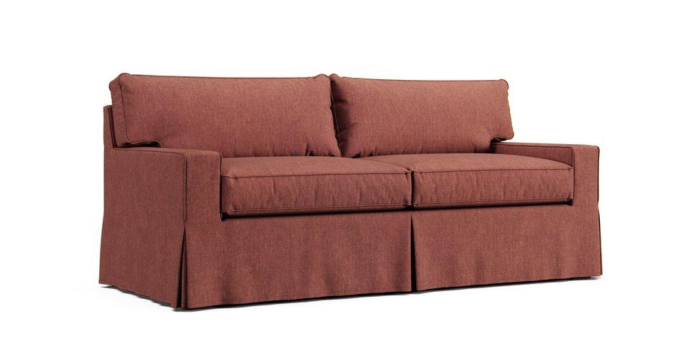 Alex II 79" Queen Sleeper Sofa Slipcover - Care+ Tweed Sunset